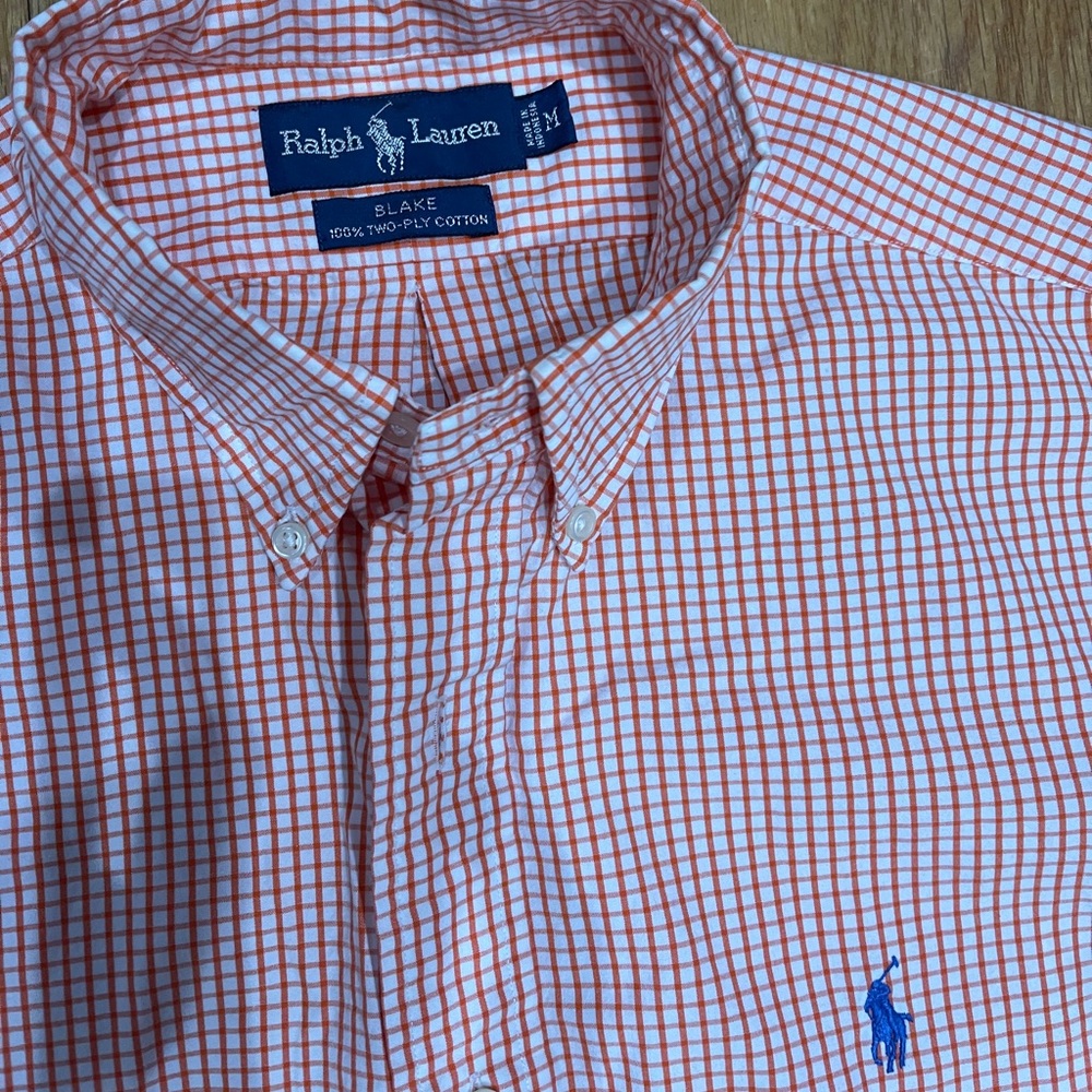 Ralph Lauren check Casual Dress shirt Sz M - Picture 4 of 4